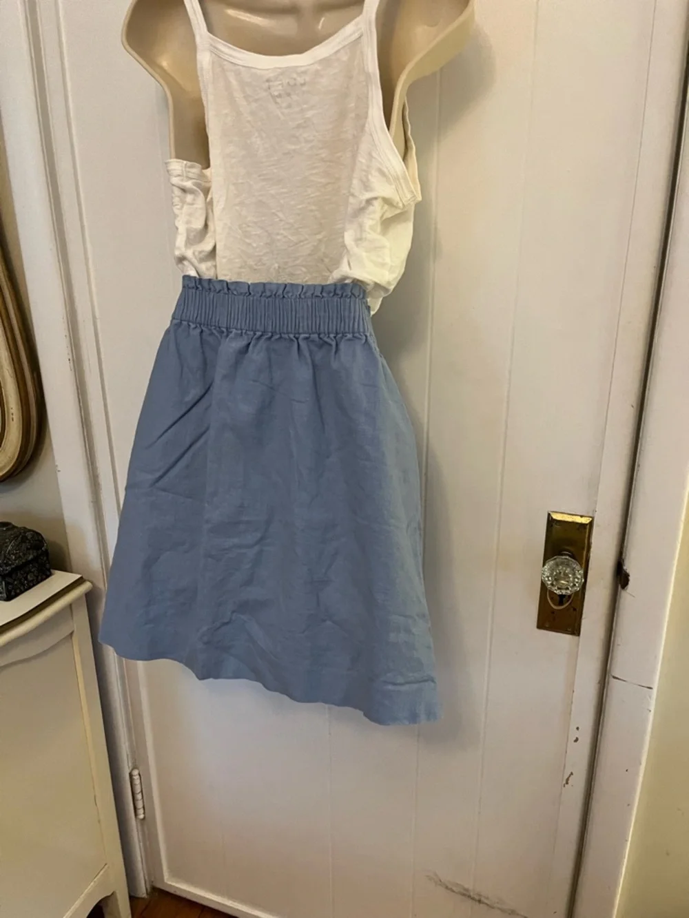 J. Crew | Linen Blend A-Line Skirt! - Picture 4 of 6